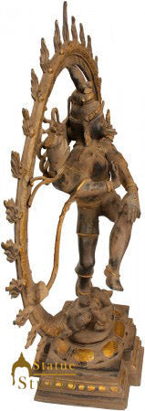 Antique Large Size Finest Indoor Outdoor Décor Nataraja Statue 26" - Image 4