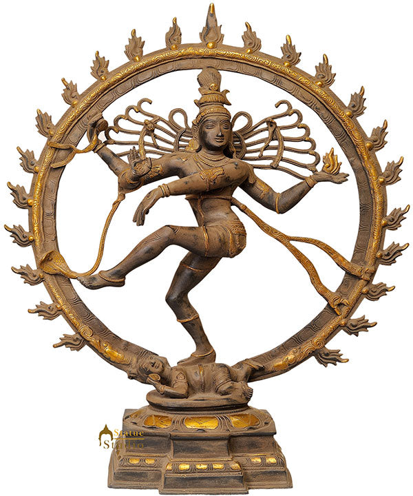 Antique Large Size Finest Indoor Outdoor Décor Nataraja Statue 26" - Image 2