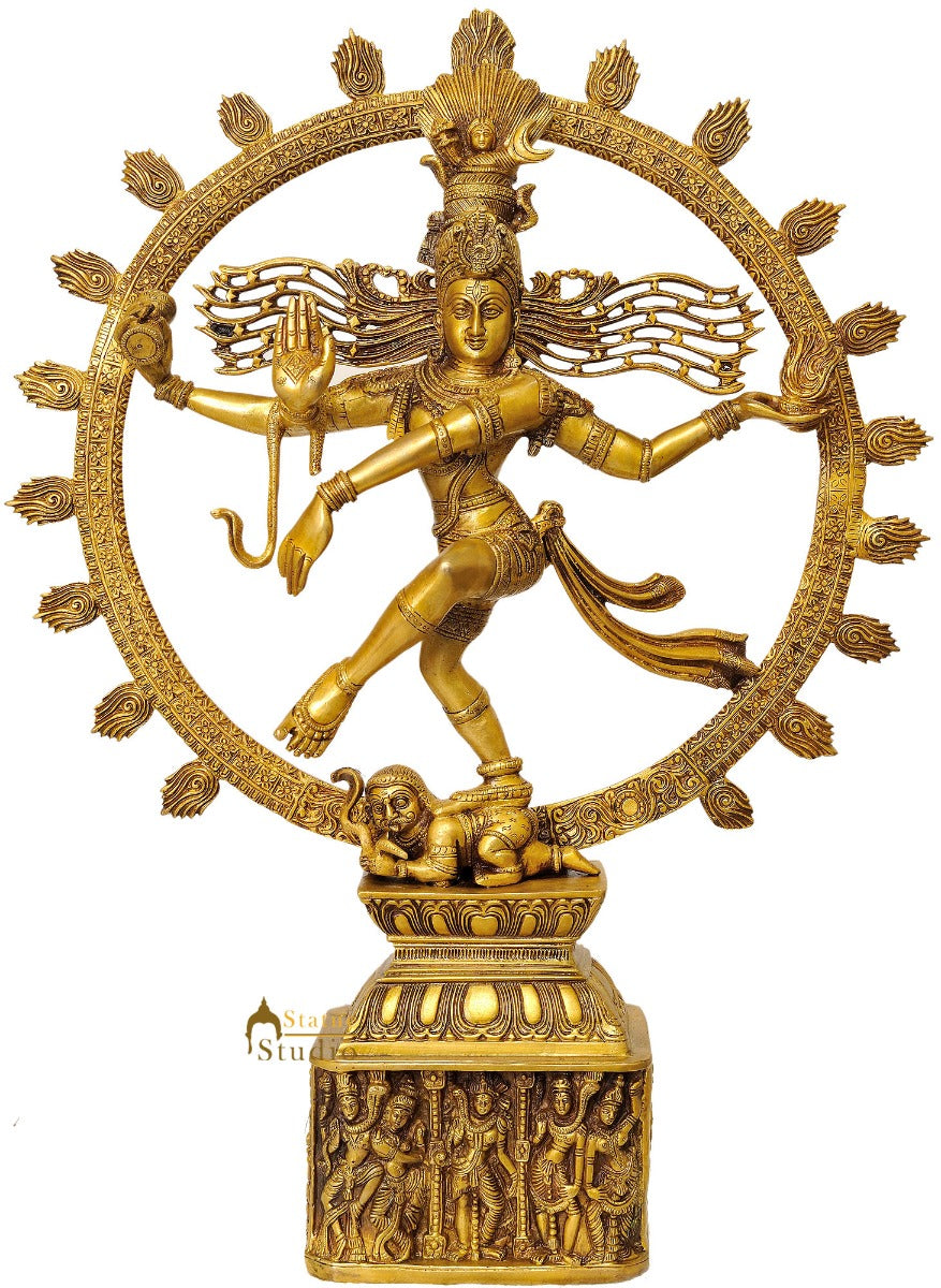 Nataraja Pedestal Decorated with Different Forms of Shiva Vastu Large 2 Feet - Image 2