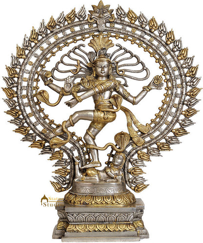 Large Size Dancing Shiva as Nataraja Brass Indian Handicraft Art 28" by vendor-unknown - Hindu Gods
