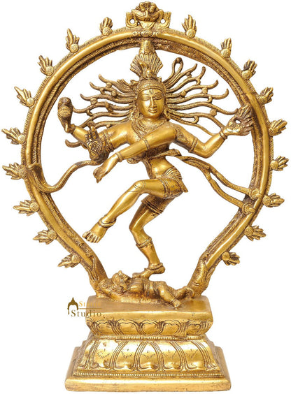 Fengshui Lucky Home Welcome Décor Lord Nataraja Statue 12" by vendor-unknown - Hindu Gods (View 2)
