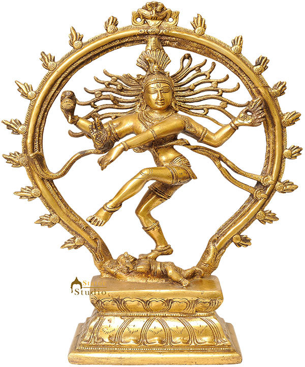 Fengshui Lucky Home Welcome Décor Lord Nataraja Statue 12" - Eco-friendly - Sama Homes
