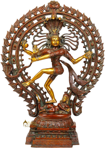 Home Welcome Vastu Fengshui Décor Dancing Lord Nataraja Statue 22" by vendor-unknown - Hindu Gods (View 2)
