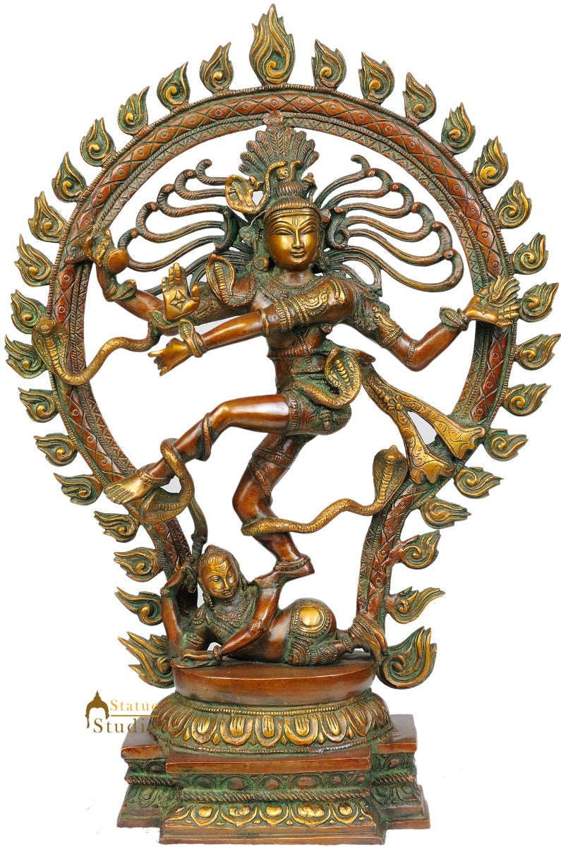Home Welcome Vastu Fengshui Décor Dancing Lord Nataraja Statue 21" - Image 2