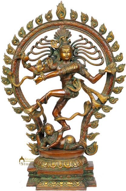 Home Welcome Vastu Fengshui Décor Dancing Lord Nataraja Statue 21" by vendor-unknown - Hindu Gods (View 2)