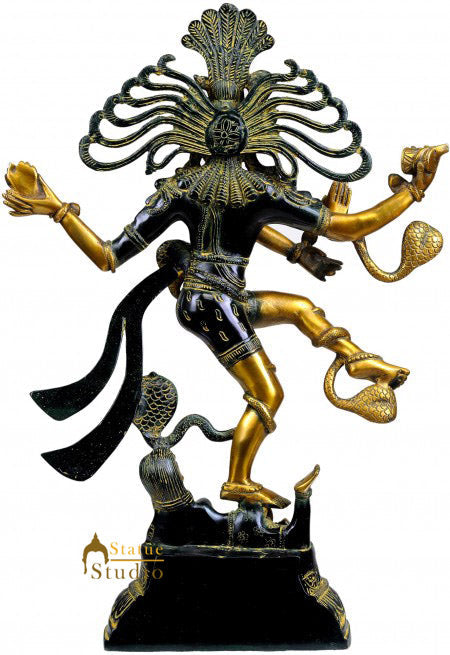 Exclusive Indian Deity Lord Shiva Dancing As Nataraja Statue for Decor 20" - Image 3