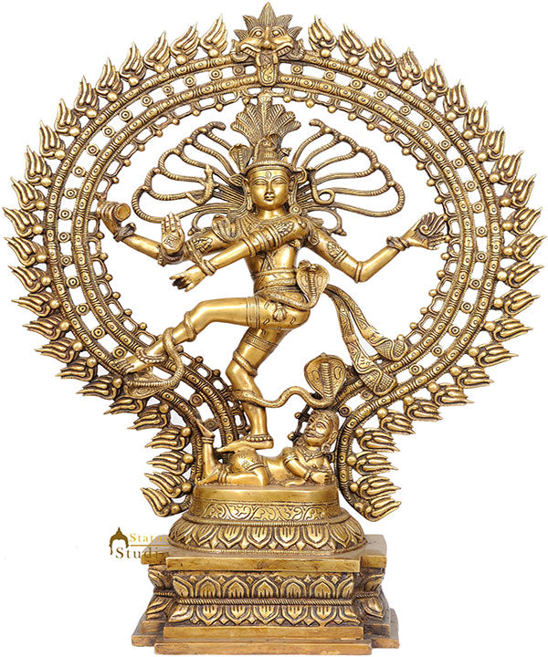 Large Size Dancing Lord Shiva As Nataraja Statue For Sale 28" - Eco-friendly - Sama Homes