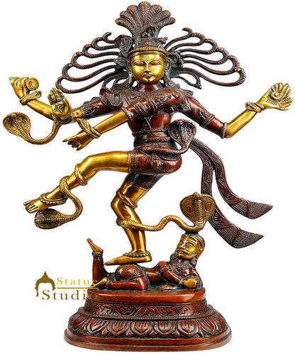 Lord Shiva Dancing As Nataraja Statue Home Décor For Sale 21" by vendor-unknown - Hindu Gods