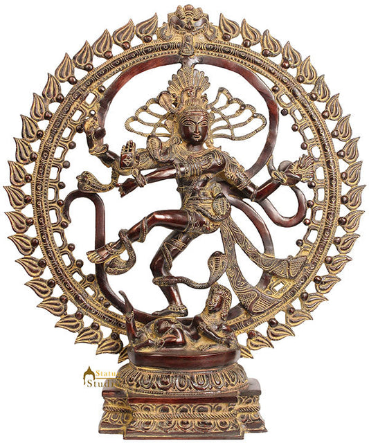 Home Garden Office Décor Lord Shiva Dancing Natraja Statue 20"