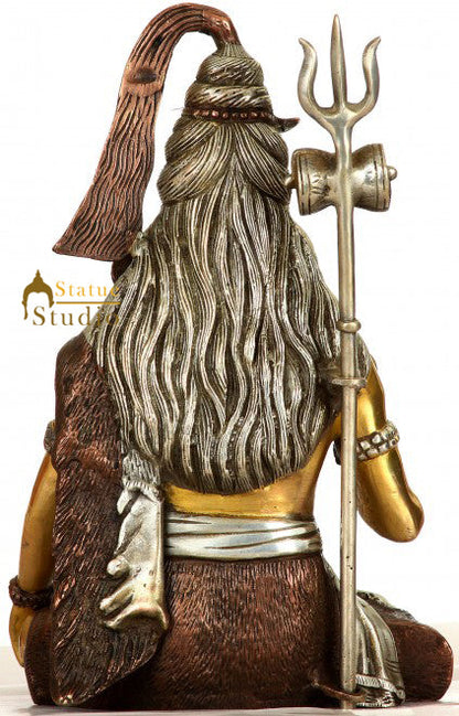 Brass Blessing Shiva Statue Shankar Bhagwan 1 Feet by vendor-unknown - Hindu Gods (View 4)