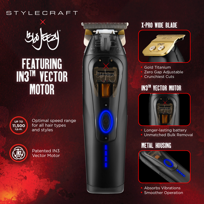 StyleCraft X 360 Jeezy Cordless Vector Trimmer by StyleCraft - Sustainable Living (View 5)