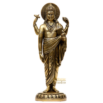Dhanvantari - The Physician of Gods (Holding the Vase of Immortality) by vendor-unknown - Hindu Gods (View 2)