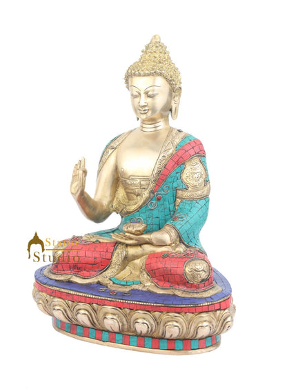 Indian Handmade ThanksGiving Gifting Lord Buddha Décor Souvenier Statue 18" by vendor-unknown - Buddha (View 3)
