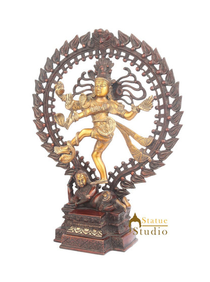 Beautiful Vastu Fangshui Home Office Decorative Dancing Shiva Nataraja Idol 17" by vendor-unknown - Hindu Gods (View 3)