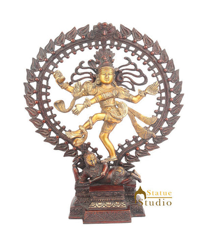 Beautiful Vastu Fangshui Home Office Decorative Dancing Shiva Nataraja Idol 17" by vendor-unknown - Hindu Gods