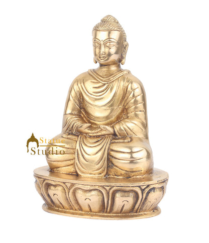 Japanese Buddhist Deity Gautam Buddha Occassional Gifting Showpiece 8" by vendor-unknown - Buddha (View 3)