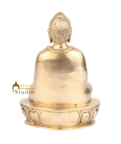 Japanese Buddhist Deity Gautam Buddha Occassional Gifting Showpiece 8" by vendor-unknown - Buddha (View 4)