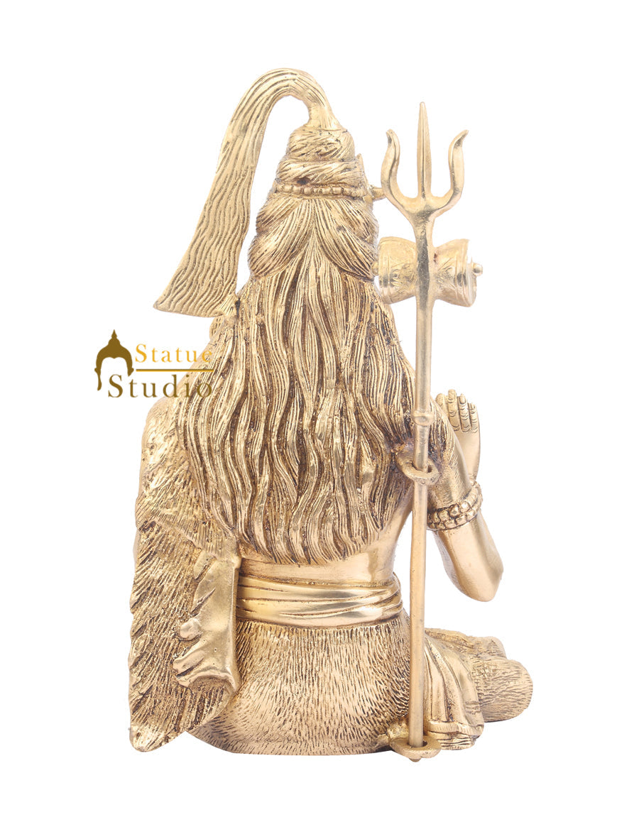 Brass Blessing Shiva Statue For Home Decor 1 Feet - Image 5