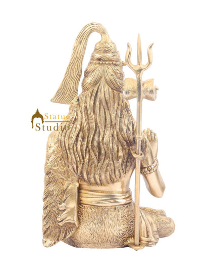 Brass Blessing Shiva Statue For Home Decor 1 Feet by vendor-unknown - Hindu Gods (View 5)