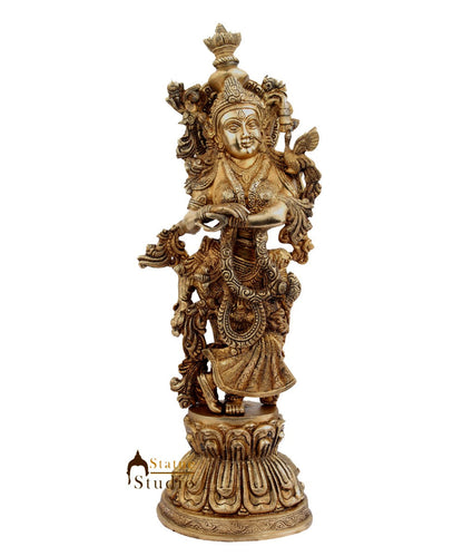 Large Size Hindu Deity Goddess Radha Idol Home Décor Statue For Sale 21" by vendor-unknown - Hindu Gods