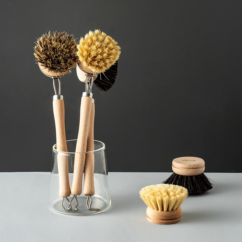 Premium Wok Cleaning Brushes – Horse Hair, Sisal & Palm Options for Daily Kitchen Cleaning