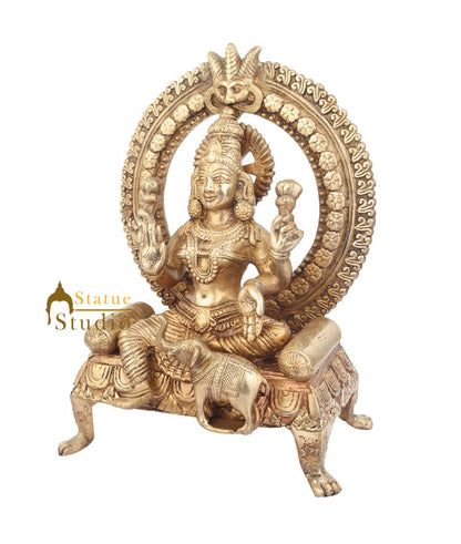 Indian Hindu Goddess Laxmi Murti Lakshmi Statue Sitting Vastu Décor Gift 15" by vendor-unknown - Hindu Gods (View 3)