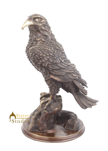 Brass Eagle Vulture Bird Handicraft Exclusive Masterpiece Décor Showpiece 16" by vendor-unknown - Decor (View 3)