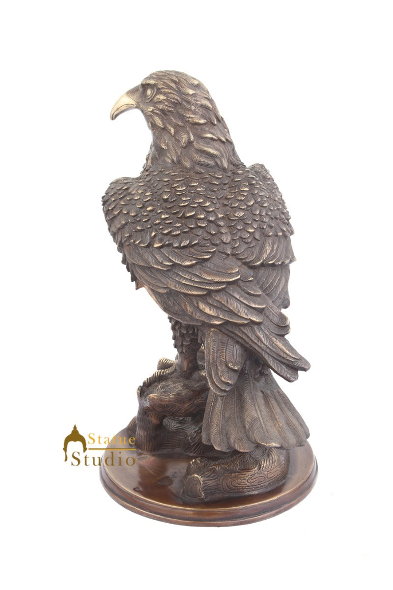 Brass Eagle Vulture Bird Handicraft Exclusive Masterpiece Décor Showpiece 16" - Image 4