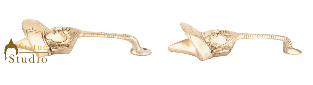 Brass Handicraft Home Decorative Gentleman Design Door Handle Pair 10" - Image 4