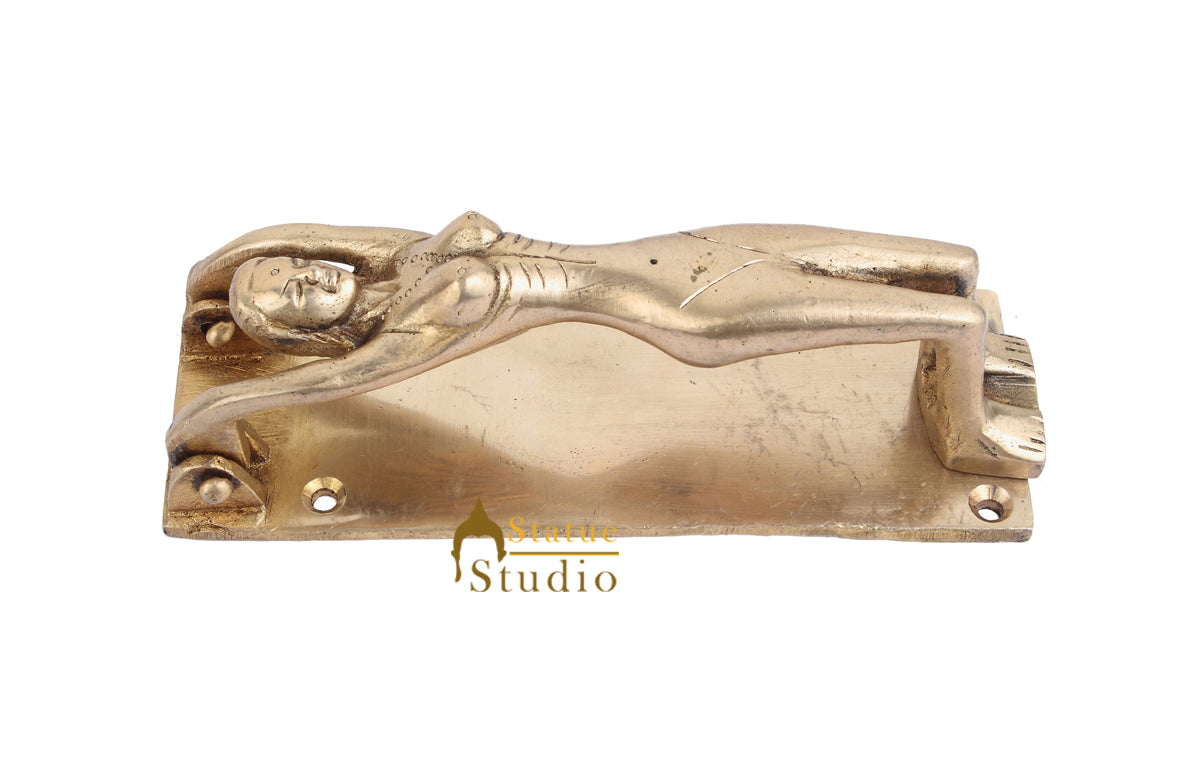 Brass Handicraft Home Decorative Lady Design Door Knocker 6" - Image 4