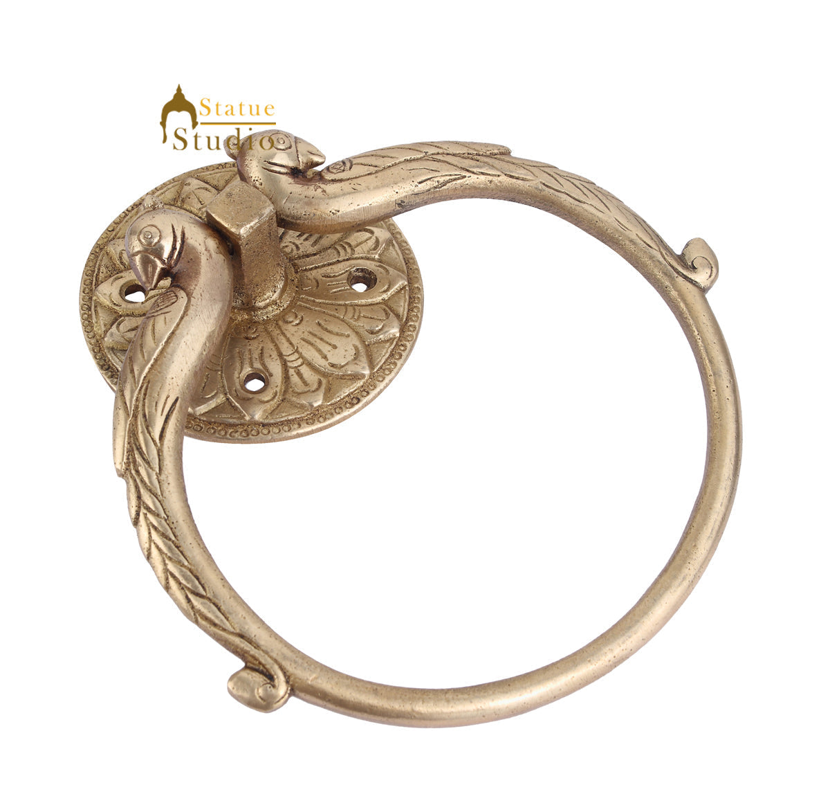 Brass Handicraft Home Decorative Bird Design Door Knocker 8"