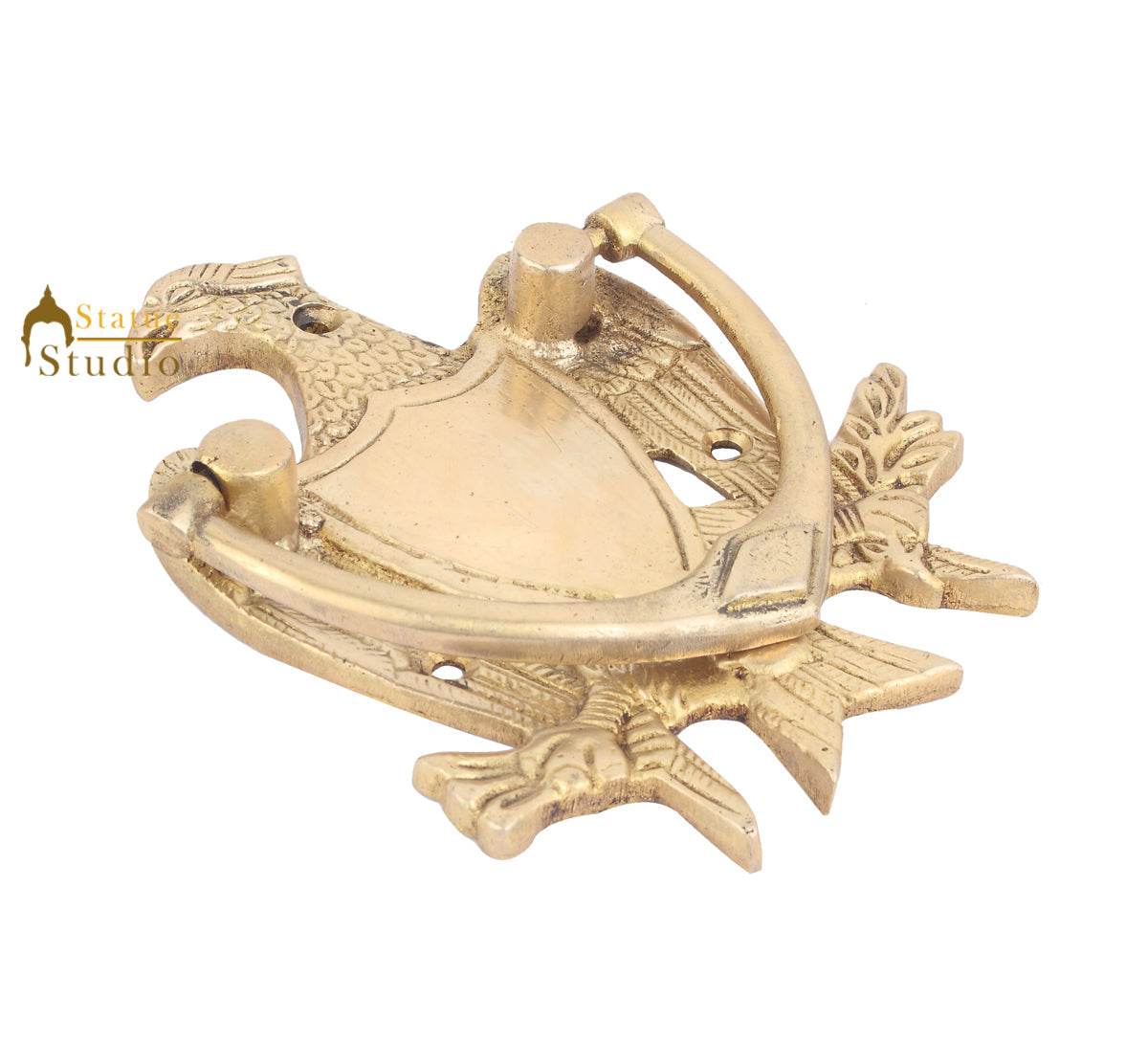 Brass Handicraft Home Decorative Eagle Bird Shaped Door Knocker 6" - Image 4
