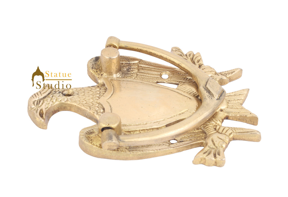 Brass Handicraft Home Decorative Eagle Bird Shaped Door Knocker 6" - Image 5