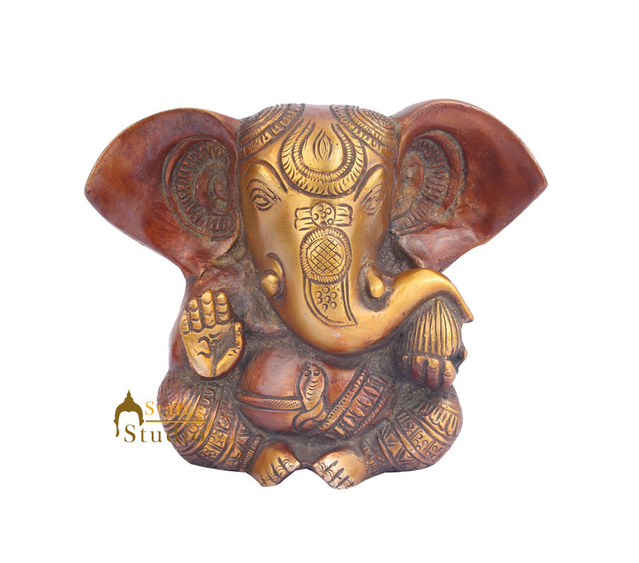 Lord Appu Ganesha With Big Ears Décor Statue 5"
