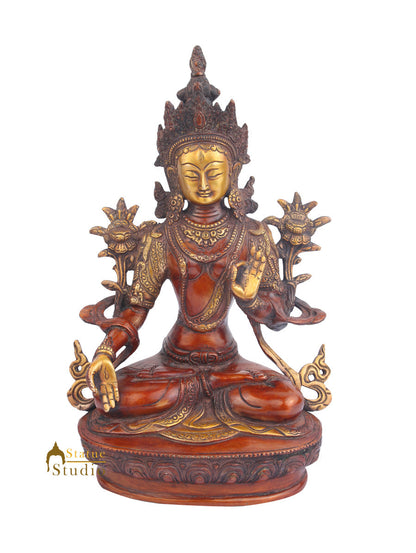Nepali Buddhist Deity Maa Tara Vastu Fengshui Décor Statue 13" by vendor-unknown - Buddha (View 2)