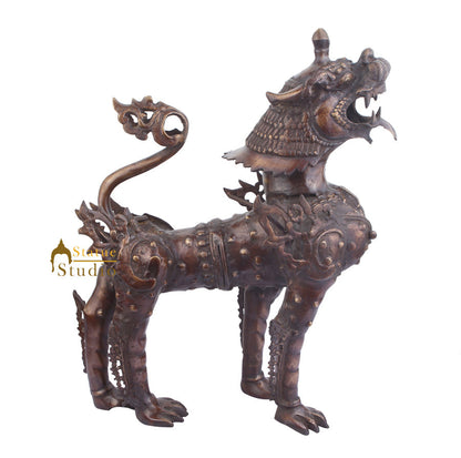 Chinese Japanese Lion Fengshui Vastu Home Garden Décor Large Size Figurine 22" by vendor-unknown - Decor (View 4)