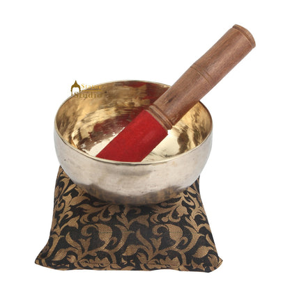 Tibetan Healing Buddhist Yoga Hand Hammered MEDITATION SINGING BOWL 5" by vendor-unknown - Singing Bowls