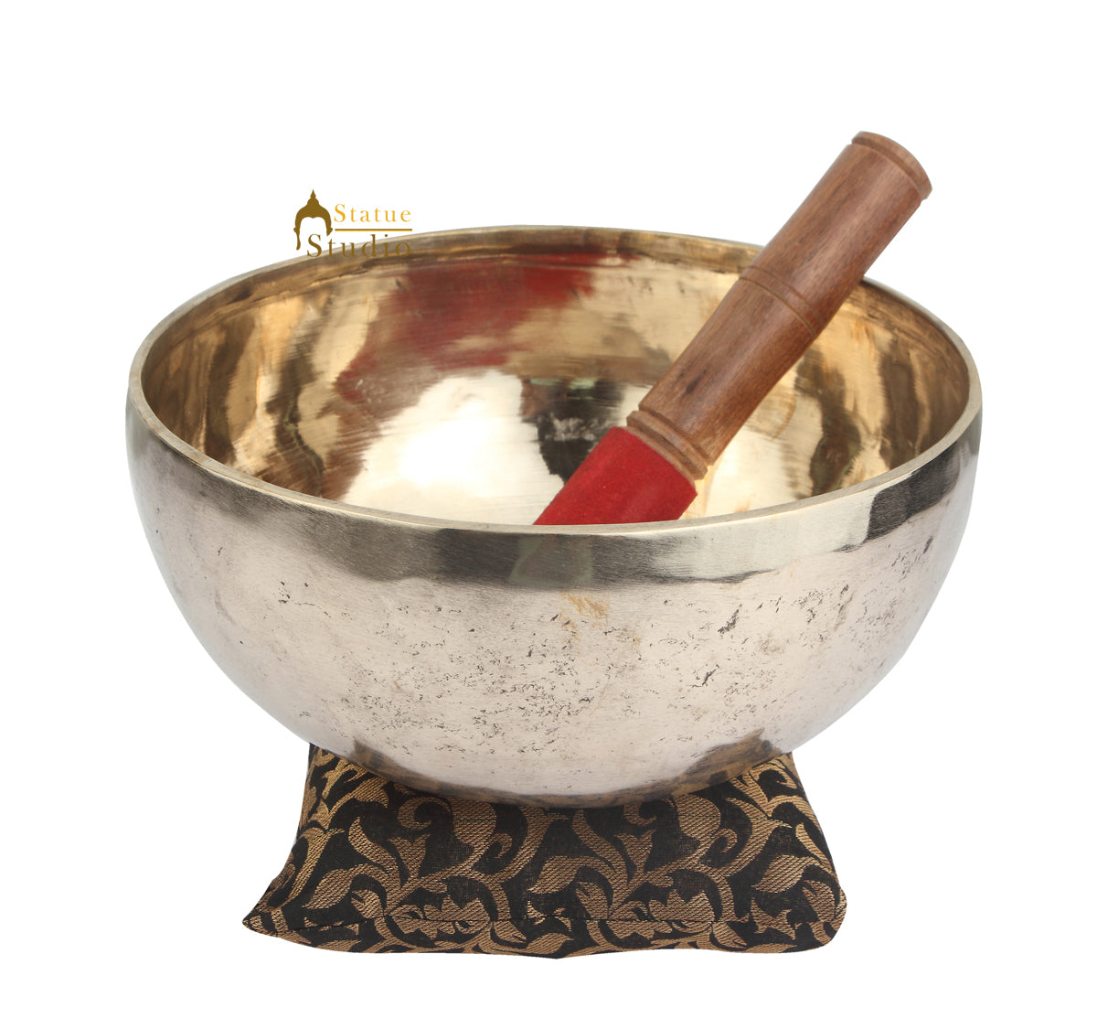 Tibetan Healing Buddhist Yoga Hand Hammered MEDITATION SINGING BOWL 11"