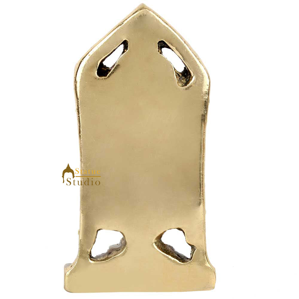 Brass Tirupathi Balaji Idol Stone Work For Home Decor 6 Inch - Image 5