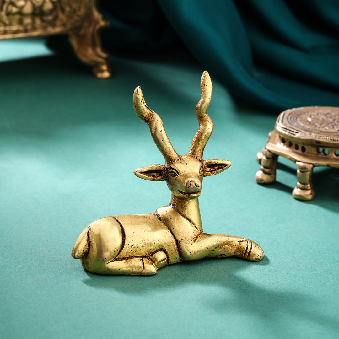Brass Deer set (3.5 Inch) - Image 4
