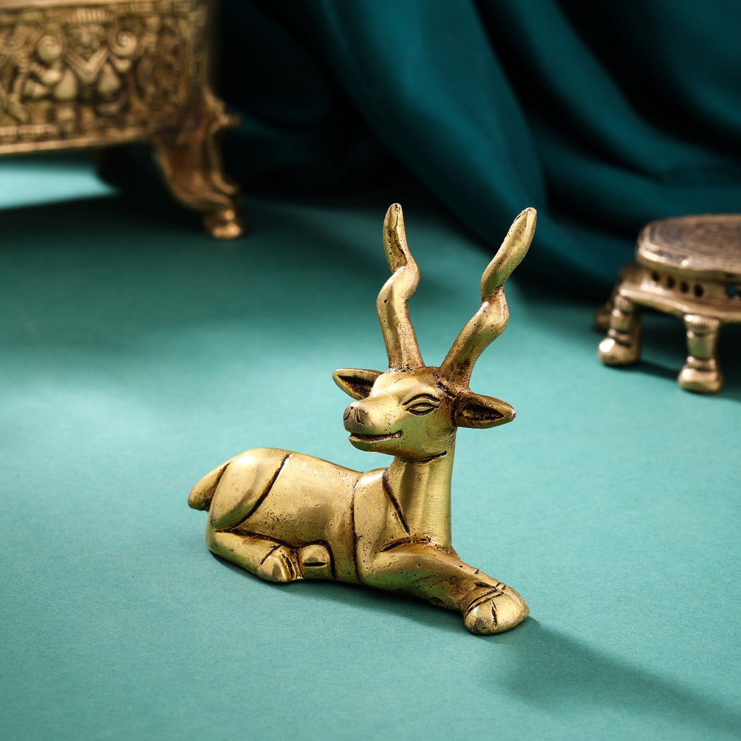 Brass Deer set (3.5 Inch) - Image 5