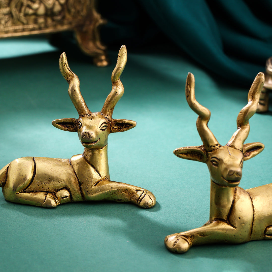 Brass Deer set (3.5 Inch) - Image 10
