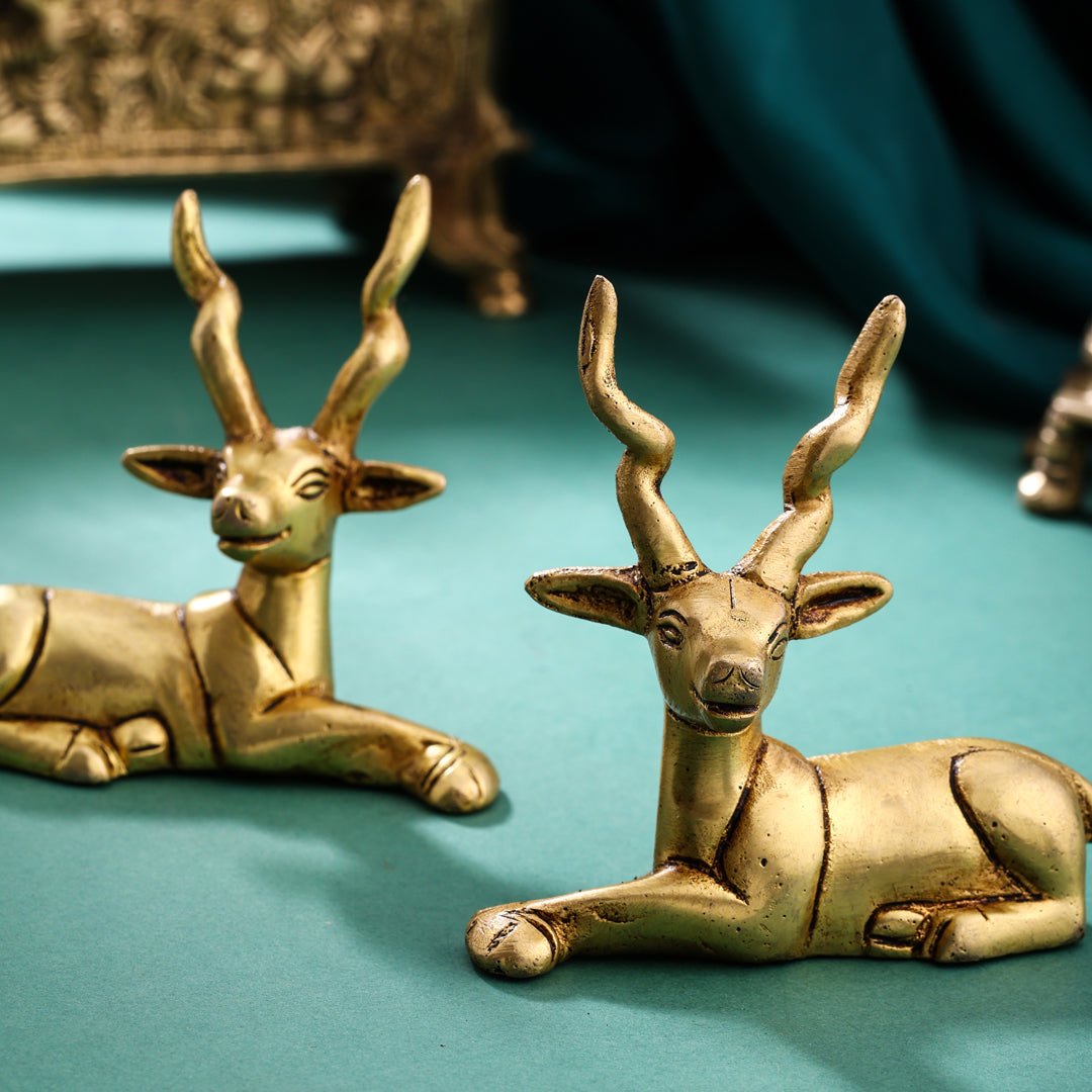 Brass Deer set (3.5 Inch) - Image 11