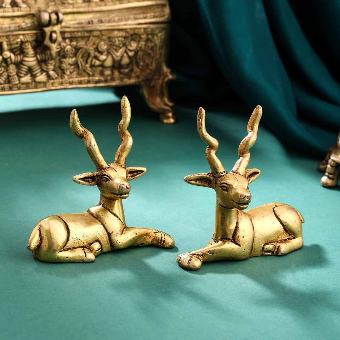 Brass Deer set (3.5 Inch) - Image 3