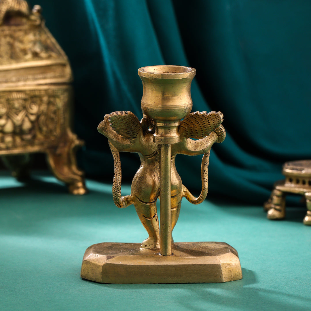 Brass Angel Candle Stand (4.2 Inch) - Image 8