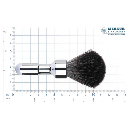 MERKUR Shaving Brush 1701 with Vegan Synthetic Hair in Bright Chrome by Merkur - Shaving Brush (View 3)