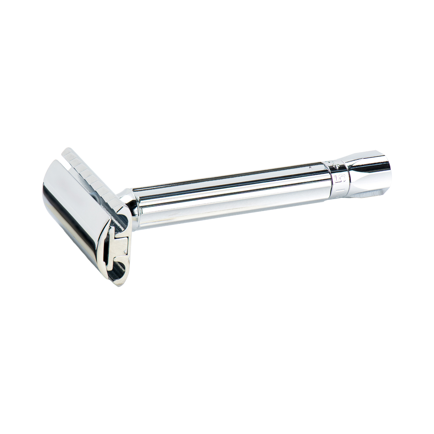 MERKUR 510 Progress, Adjustable Safety Razor With Bright Chrome Metal Knob