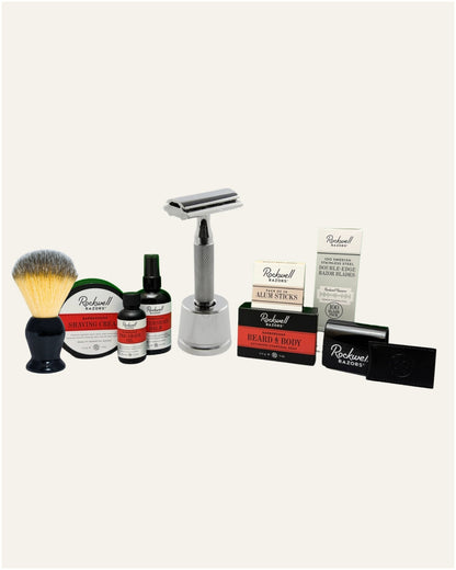 The Ultimate Rockwell 6C All-In-One Master Shave Kit | The Perfect Zero-Waste Starter Set by Rockwell Razors - Safety Razor (View 4)