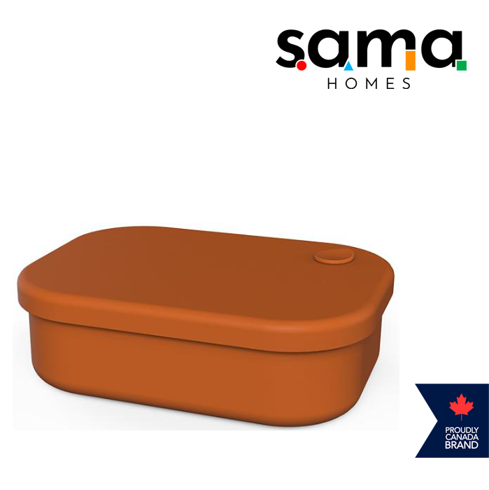 Silicone Bento Lunch box 4 Compartment 770 ML - Leak-Proof & Microwave/Oven/Refrigerator Safe - Image 4