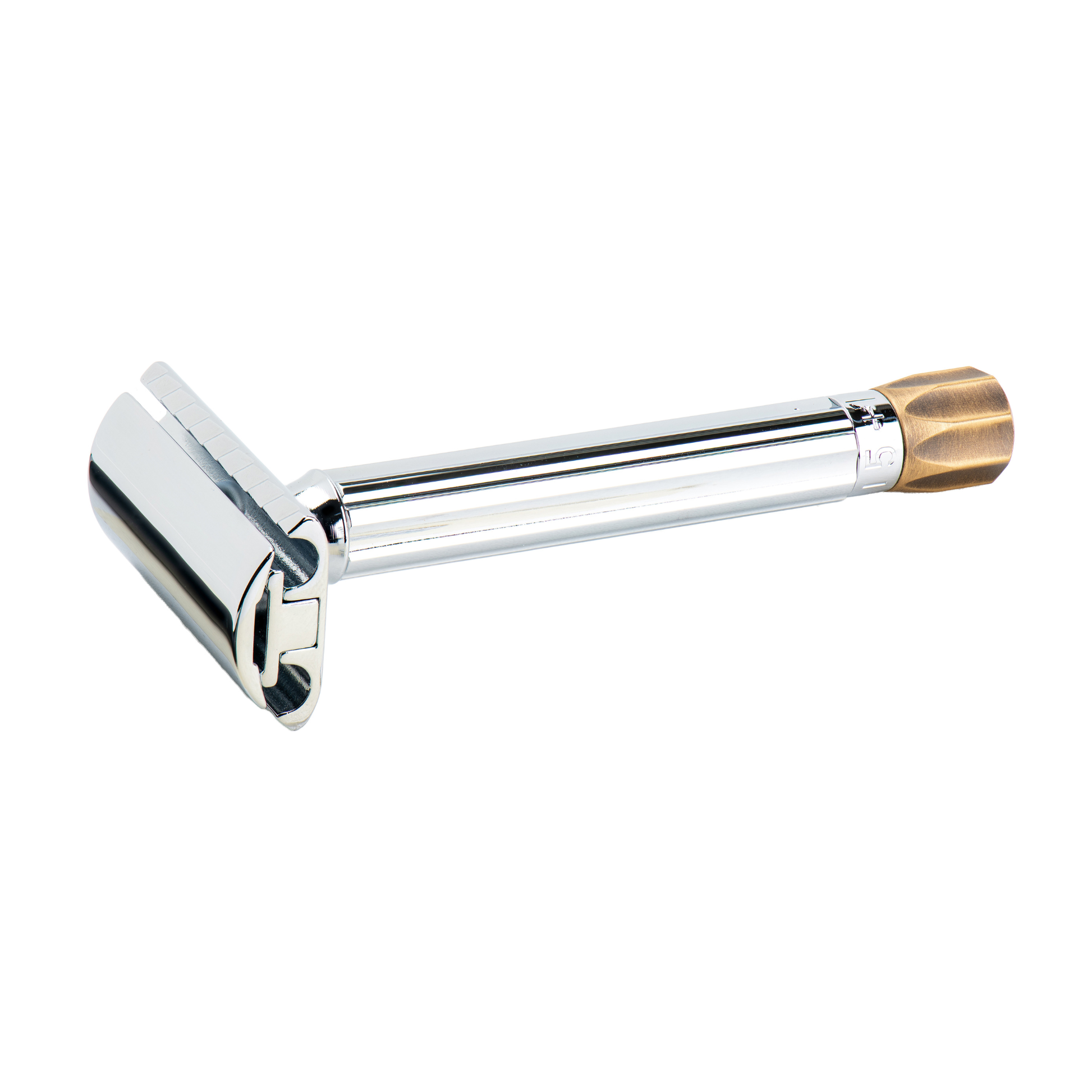 MERKUR 510 Progress, Adjustable Safety Razor With Antique Brass Metal Knob by Merkur - Safety Razor (View 2)